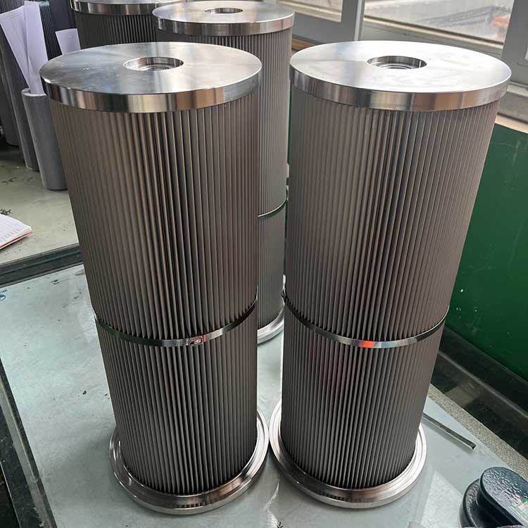 華豫生產供應并聯濾芯 電廠用 不銹鋼支撐 玻纖折疊